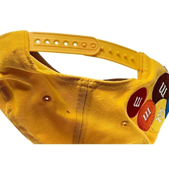 NASCAR M&Ms Baseball Cap Racing  Ernie Irvan 36 Yellow 1999 Vintage - Picture 6 of 8